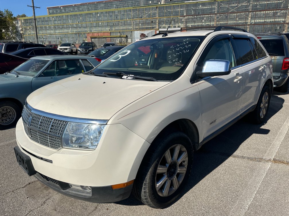 2007 White Lincoln MKX