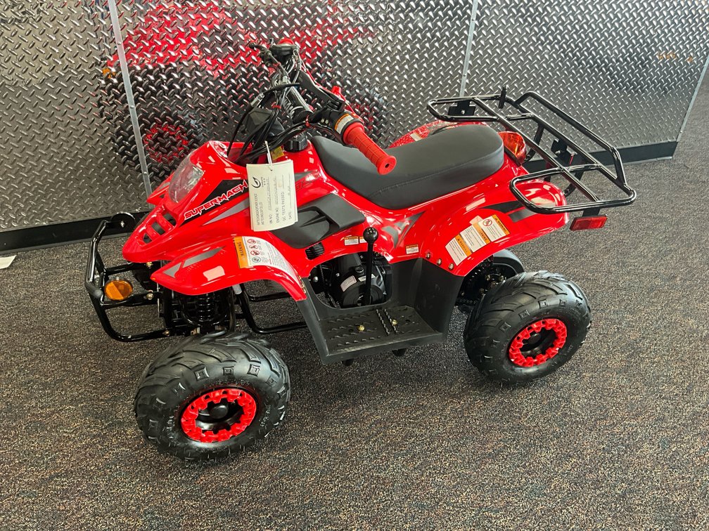 SuperMach 110cc ATV Red