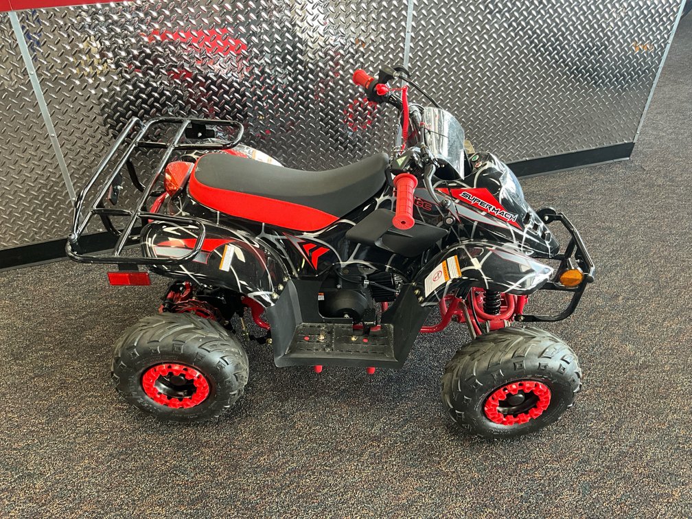 SuperMach 110cc ATV Black