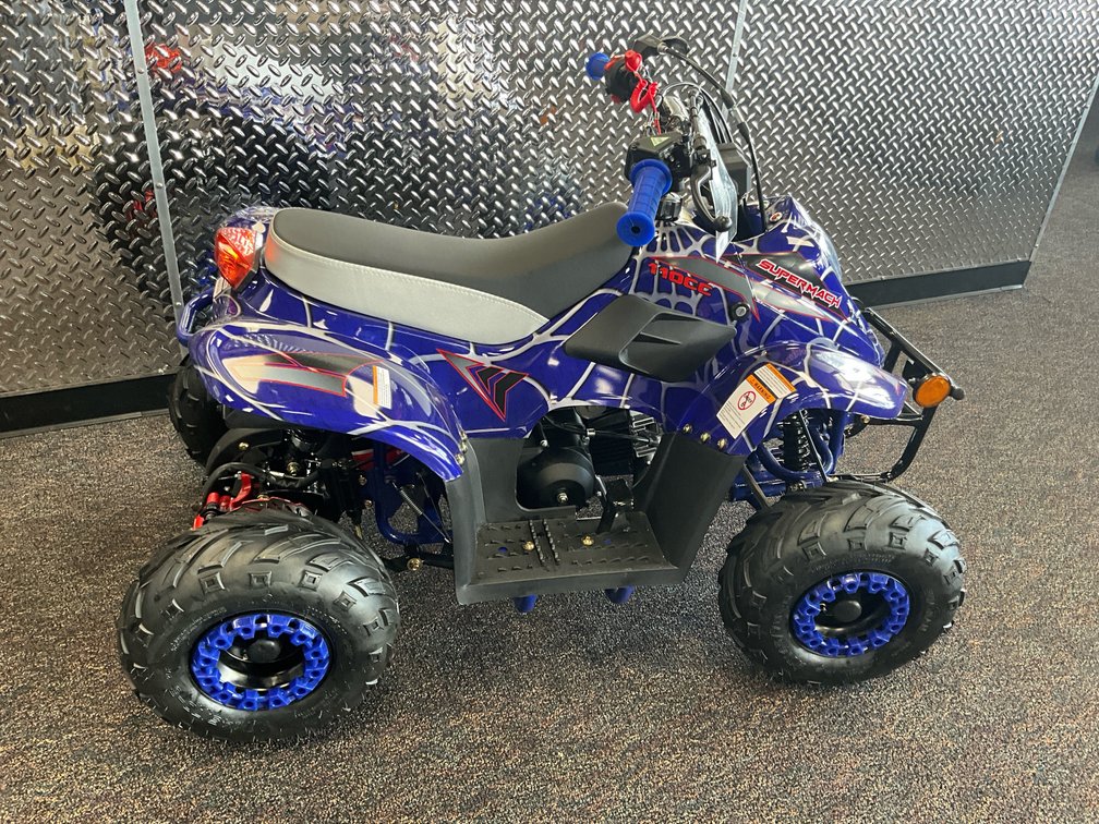 SuperMach 110cc ATV Blue