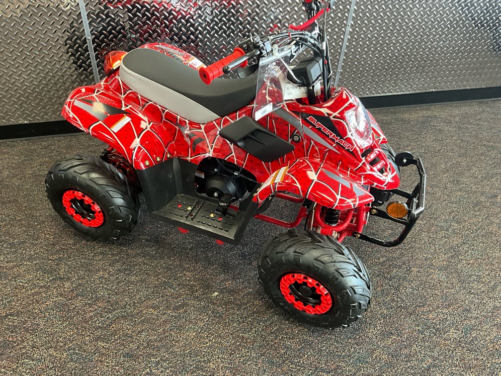 SuperMach 110cc ATV Red