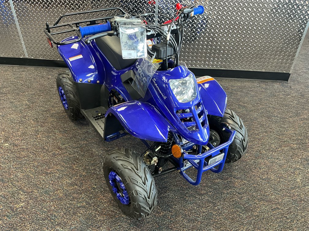 SuperMach 110cc ATV Blue