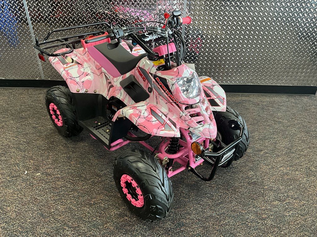 SuperMach 110cc ATV Pink