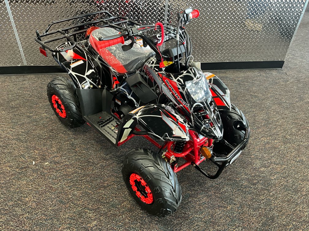 SuperMach 110cc ATV Black