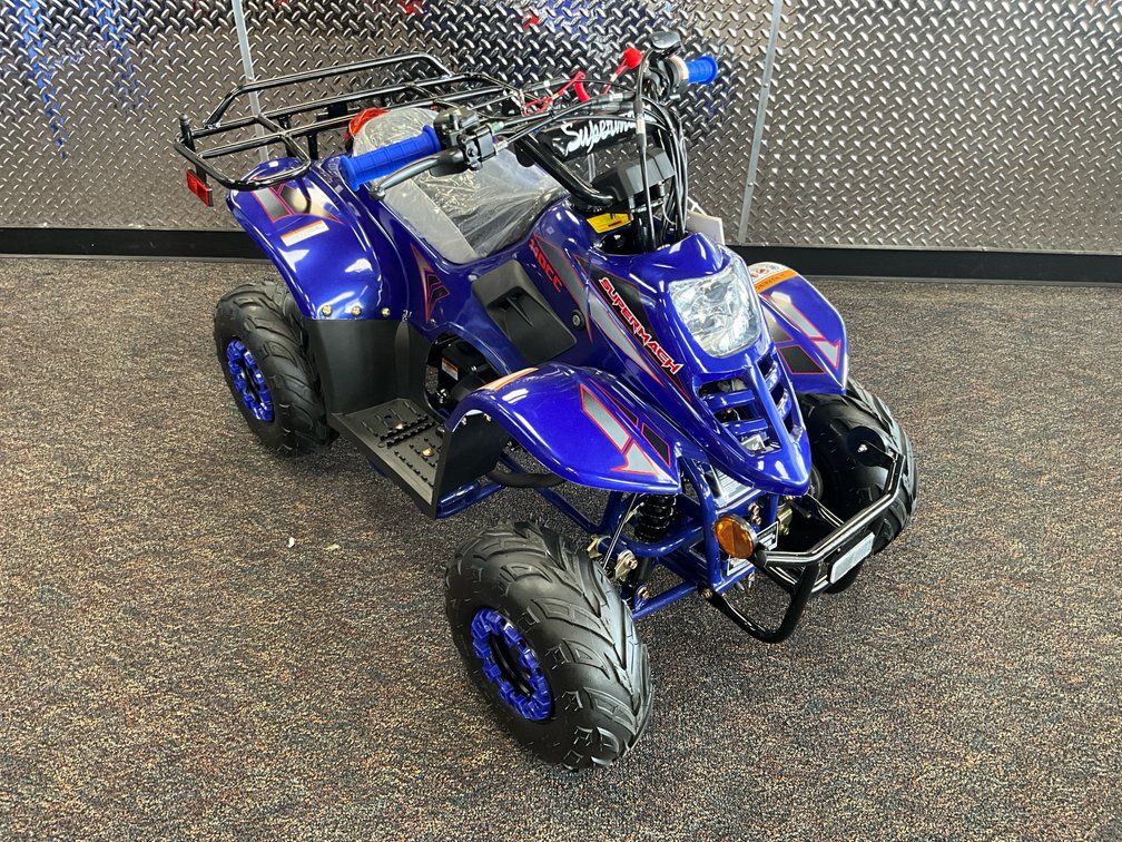 SuperMach 110cc ATV Blue