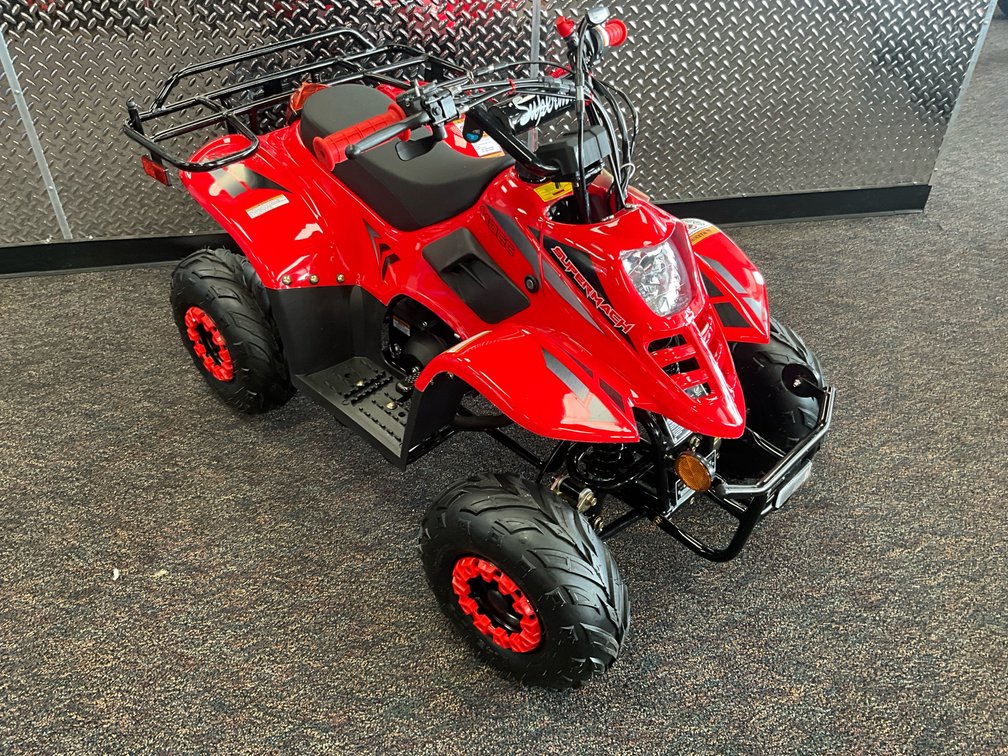 SuperMach 110cc ATV Red