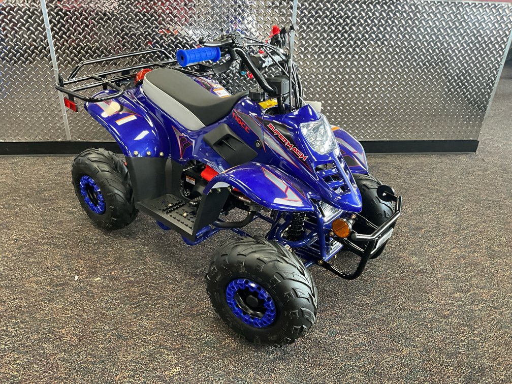 SuperMach 110cc ATV Blue