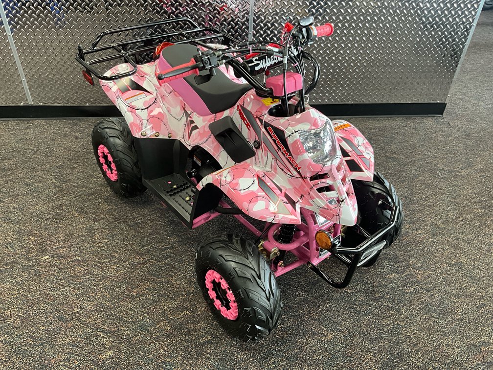 SuperMach 110cc ATV Pink