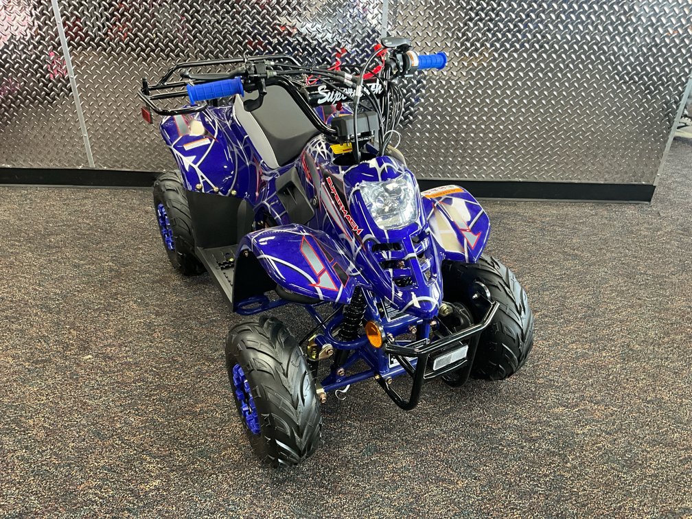 SuperMach 110cc ATV Blue