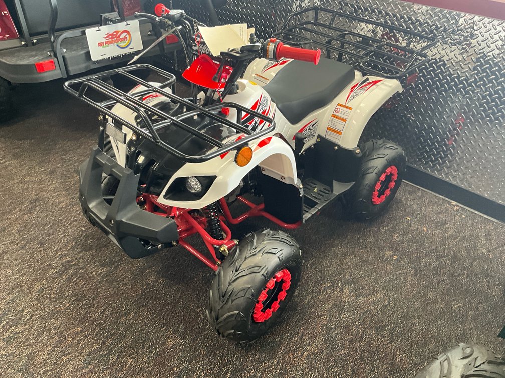 SuperMach 125cc ATV White