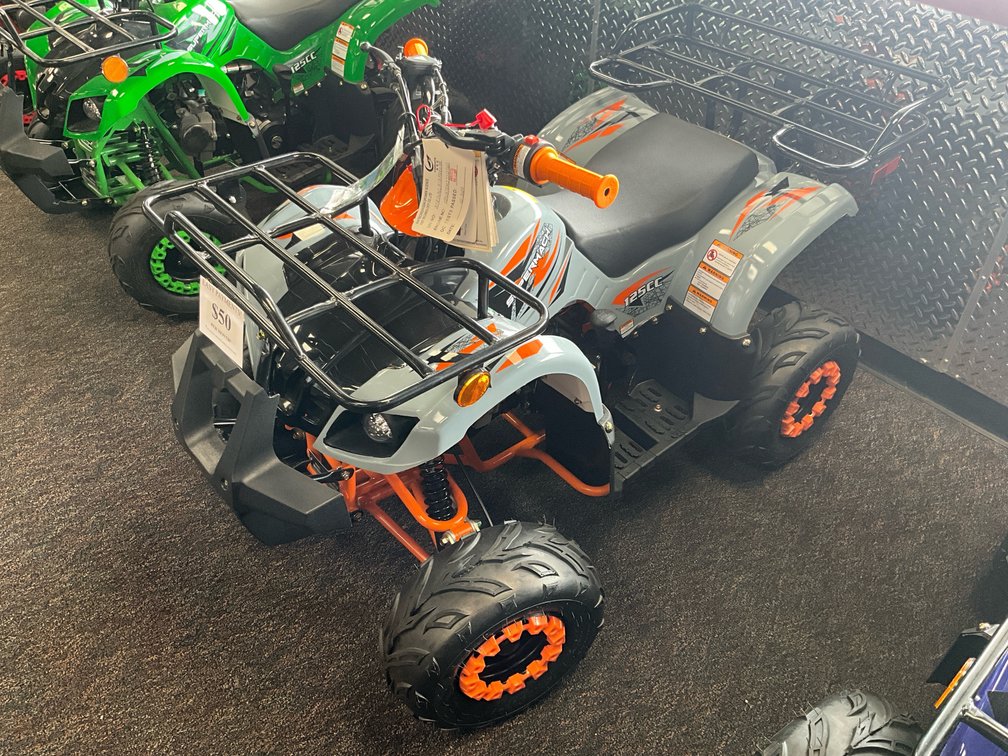 SuperMach 125cc ATV Gray