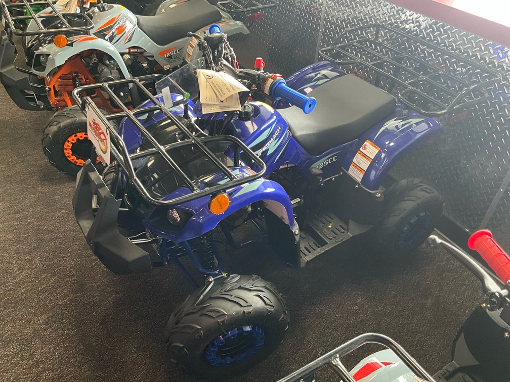 SuperMach 125cc ATV Blue