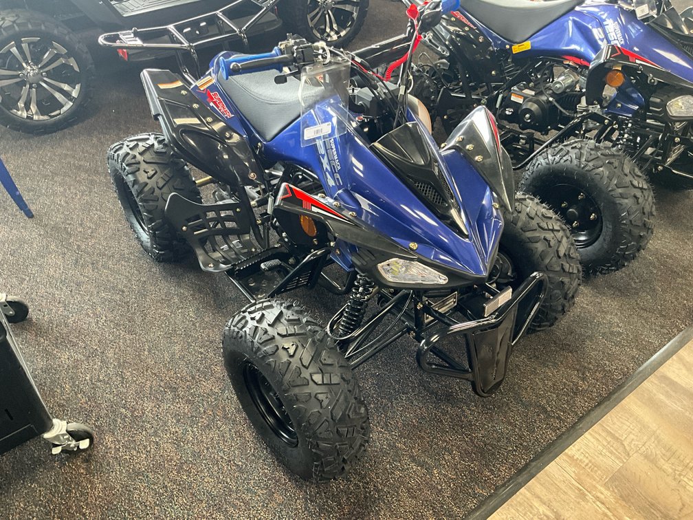SuperMach 125cc ATV Blue
