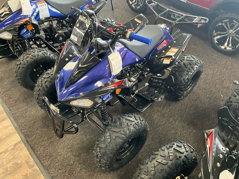 SuperMach 125cc ATV Blue