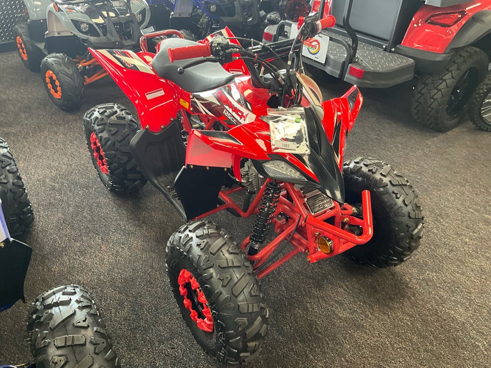 SuperMach 125cc ATV Red