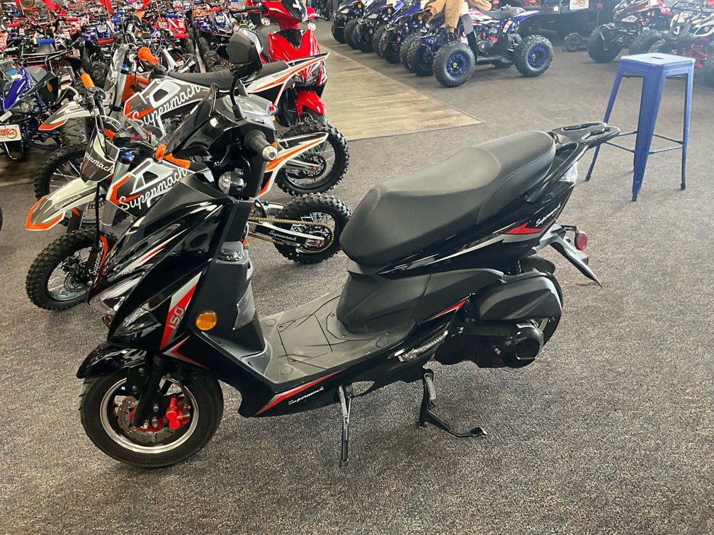 Used SuperMach MP 150-06 Motor Scooter 150cc Black
