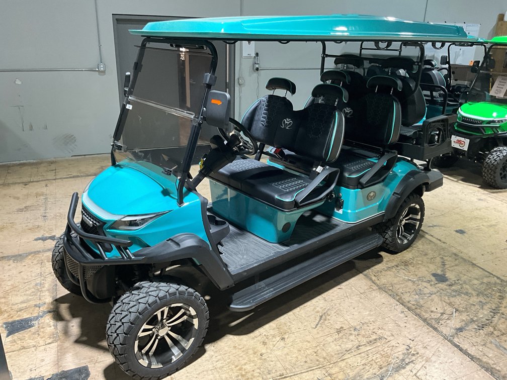 2024 Venom EV Golf Cart Stealth Teal LSV