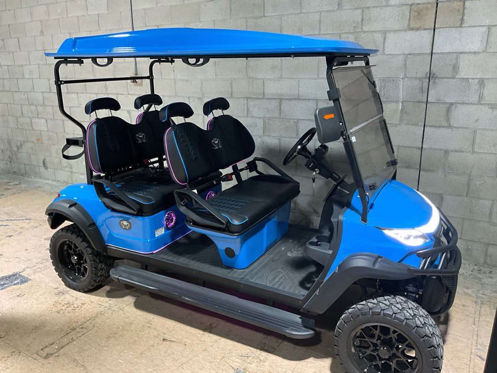 2024 Venom EV Golf Cart Stealth Blue LSV