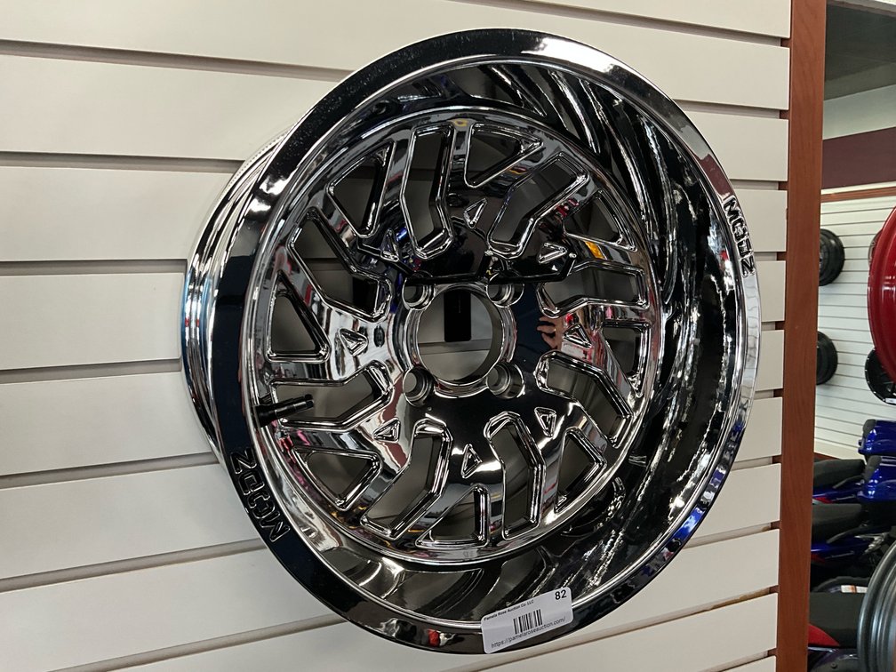 MODZ Golf Cart Rim Chrome