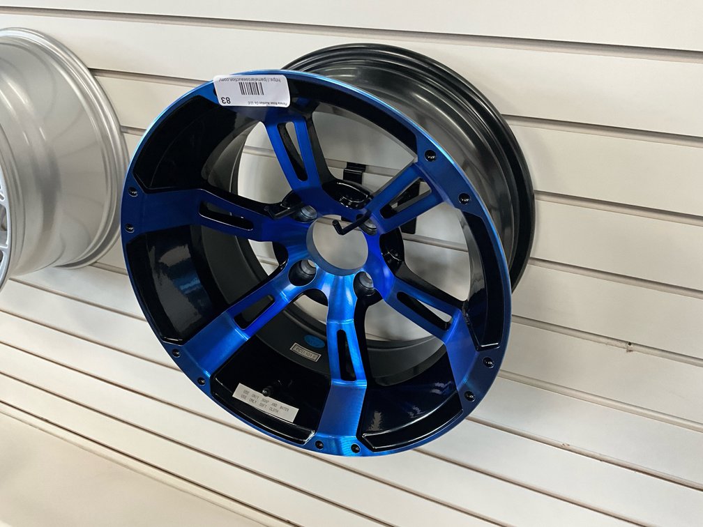 MODZ Golf Cart Rim Blue