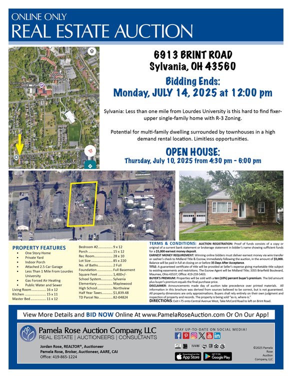 Image for 6913 Brint Road, Sylvania, Ohio 43560