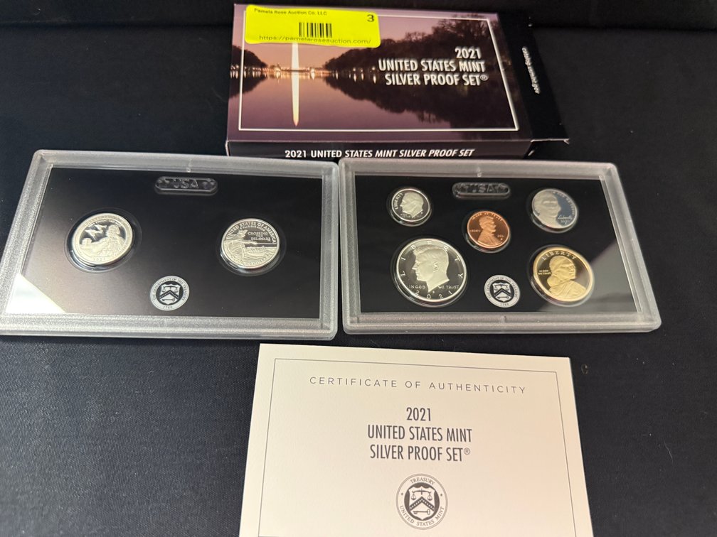 2021 United States Mint Silver Proof Set Unopened Silver