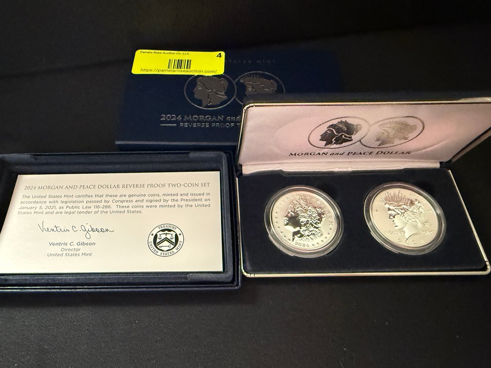 2024 Morgan And Peace Dollar Set Silver