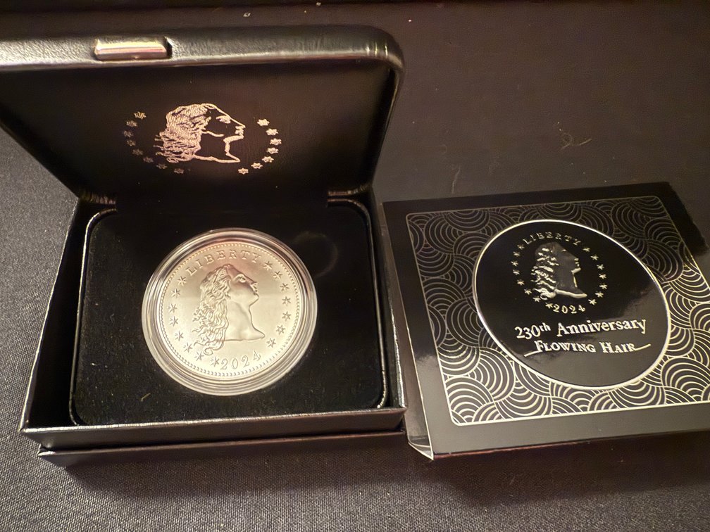 2024 230th Anniversary Flowing Hair Silver Coin