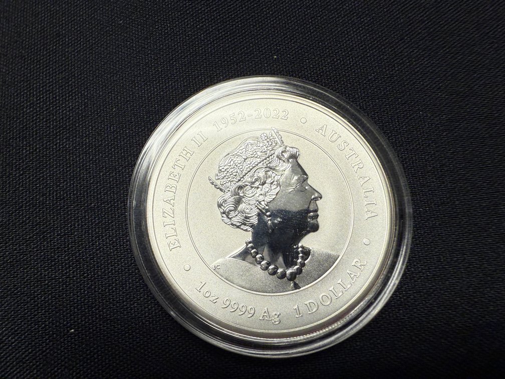2024 Year Of The Dragon / Elizabeth II Australia $1, 1 Oz Silver