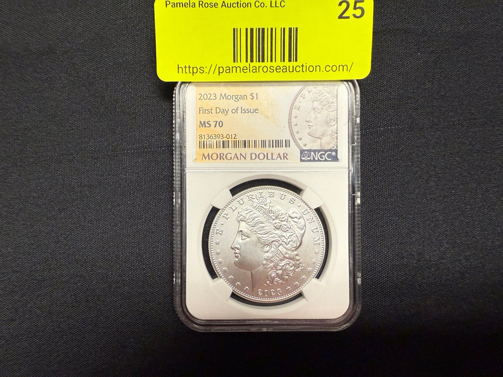 2023 Morgan $1 First Day Of Issue MS 70