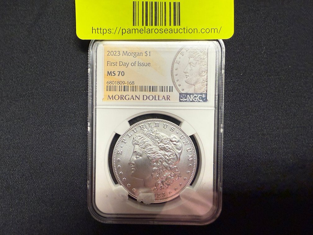 2023 Morgan $1 First Day Of Issue MS 70