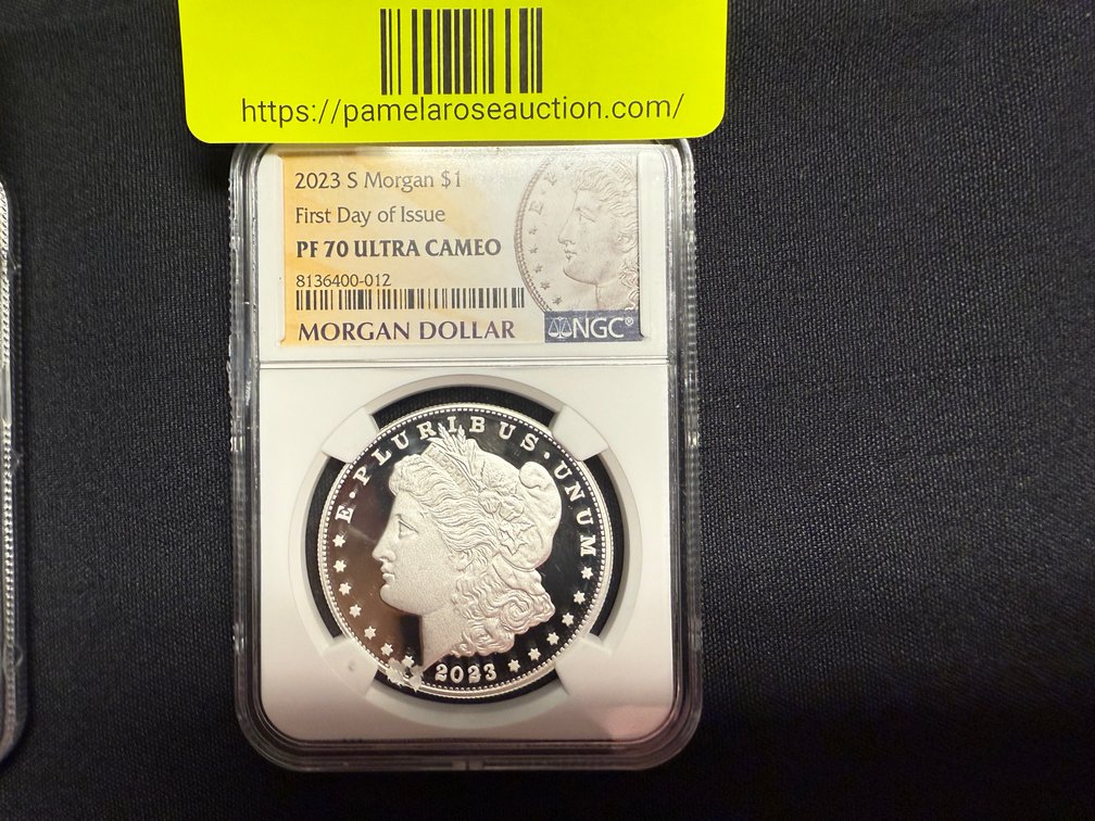 2023 S Morgan $1 First Day Of Issue PF 70 Ultra Cameo