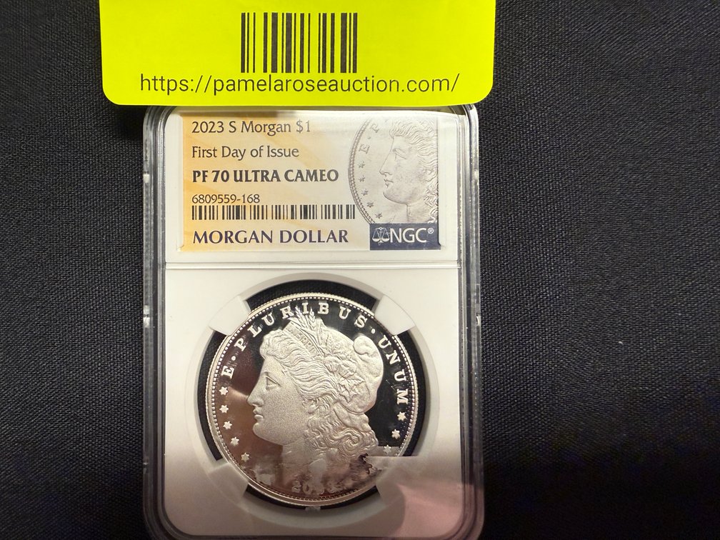 2023 S Morgan $1 First Day Of Issue PF 70 Ultra Cameo