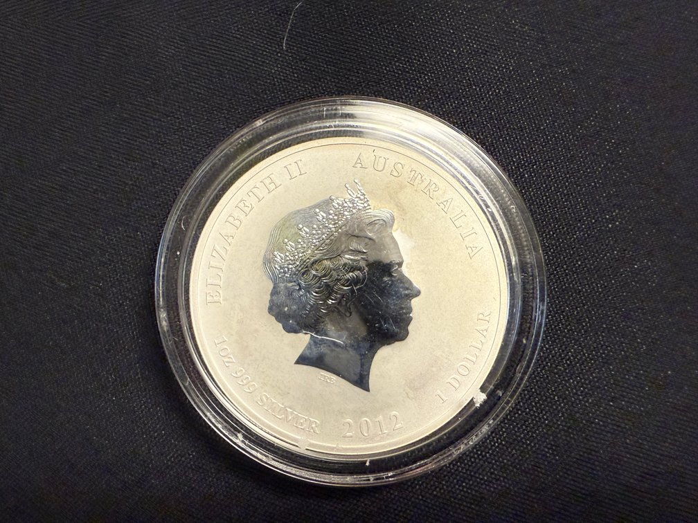 2012 Year Of The Dragon / Elizabeth II Australia $1, 1 Oz