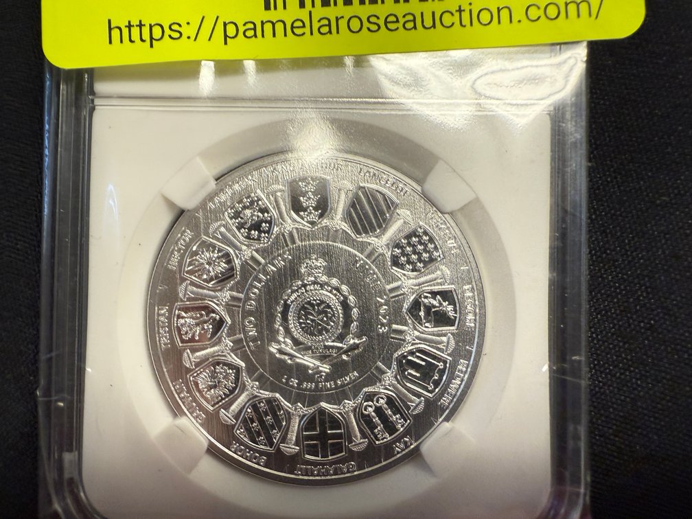 2023 Camelot Arthur Round Table Coin 1 Oz Silver