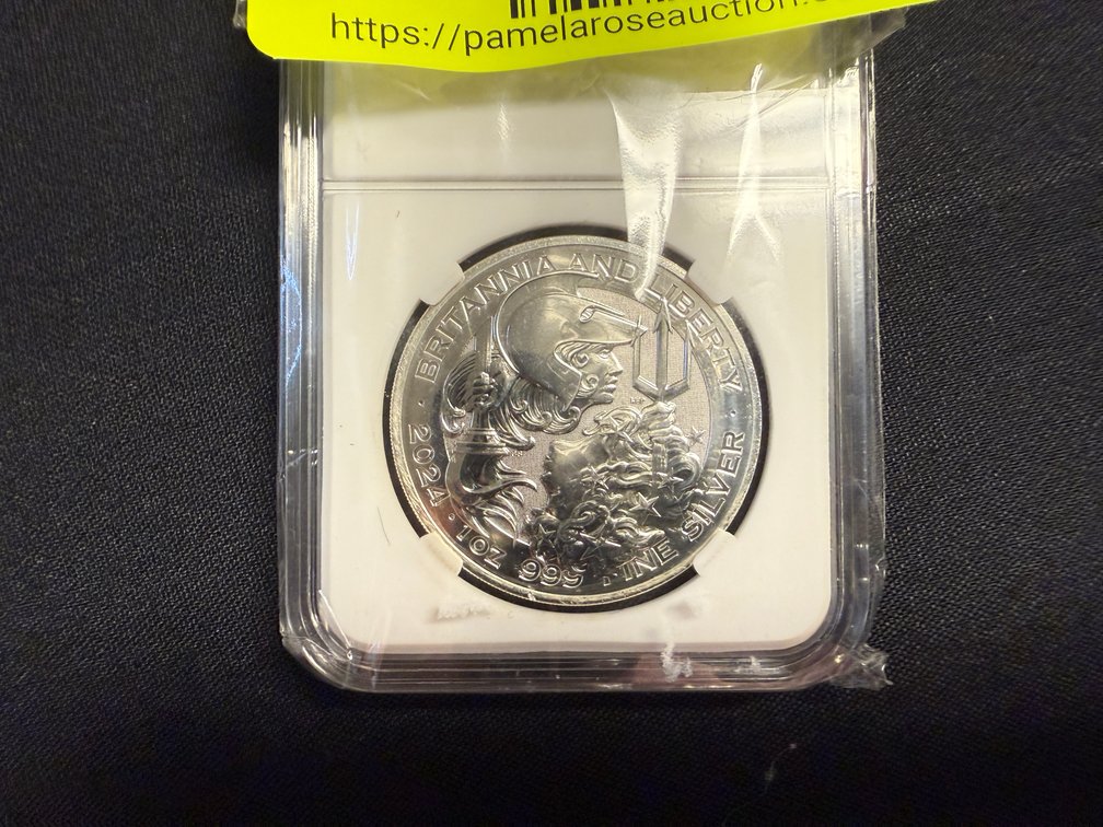 2024 Liberty & Britannia With Charles III, An International Collaboration With The Royal Mint Silver Medal 1 Oz