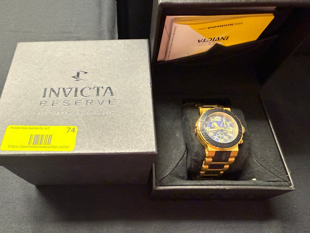 Invicta Reserve Diver Watch Flame Fusion Crystal 200MT Model: 6142