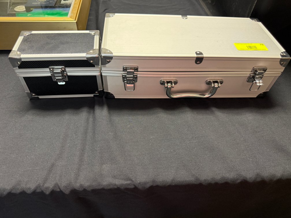 (2) Coin Carrying Cases