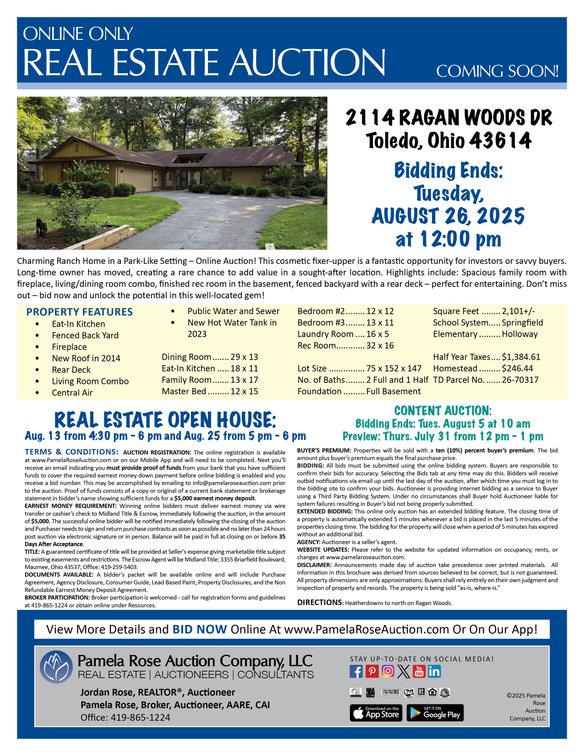 Image for 2114 Ragan Woods Drive, Toledo, Ohio 43614