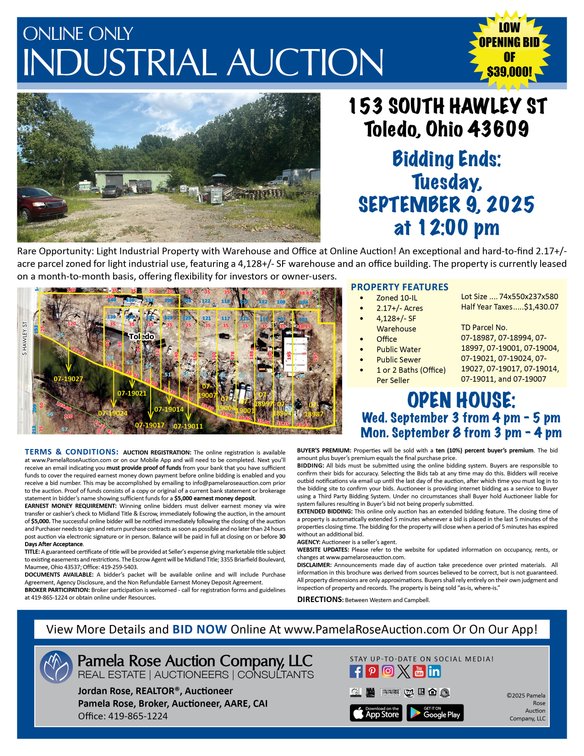 Image for 153 South Hawley Street, Toledo, Ohio 43609