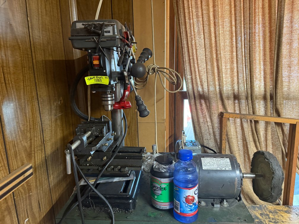 B1- Central Machinery 5 Speed Bench Drill Press