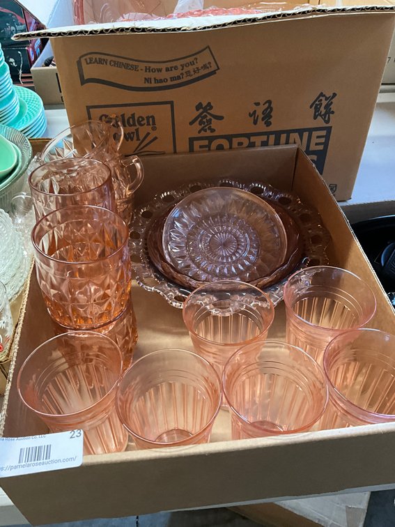 Pink Glassware