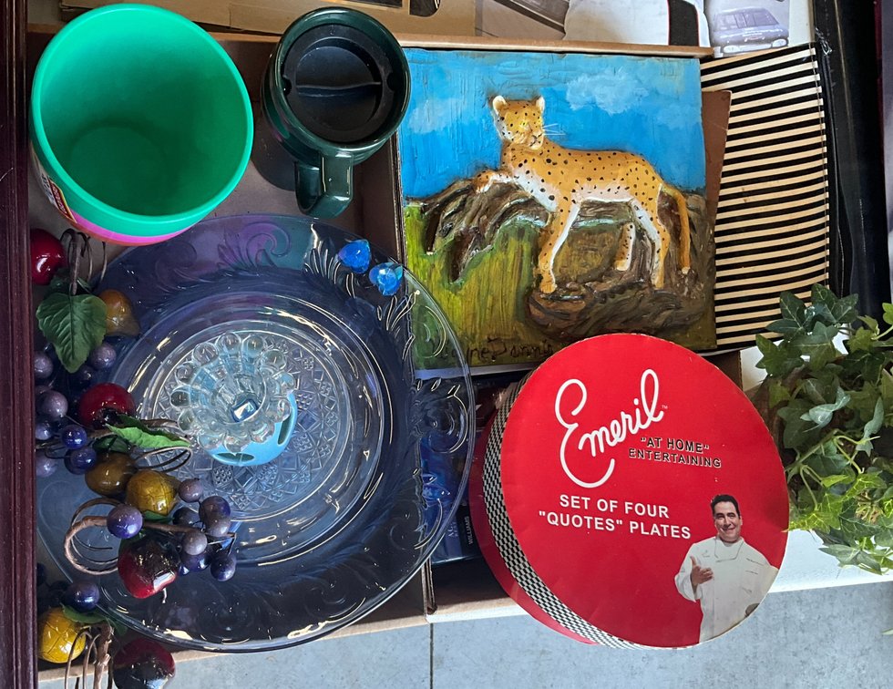 Mugs, Glassware, Art, Emeril Plates