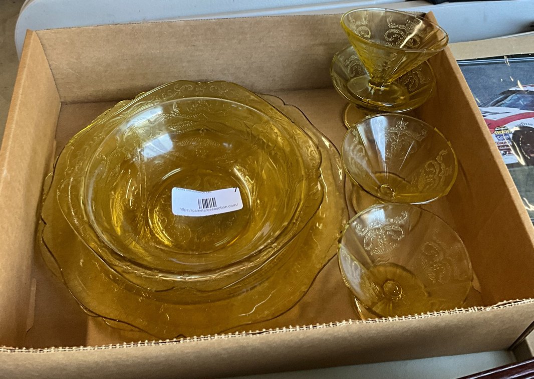 Yellow Depression Glassware