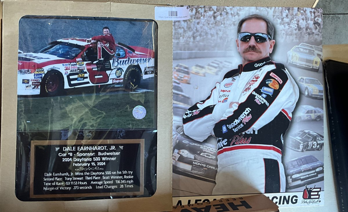 Dale Earnhardt Jr. Plaque & Dale Earnhardt Poster