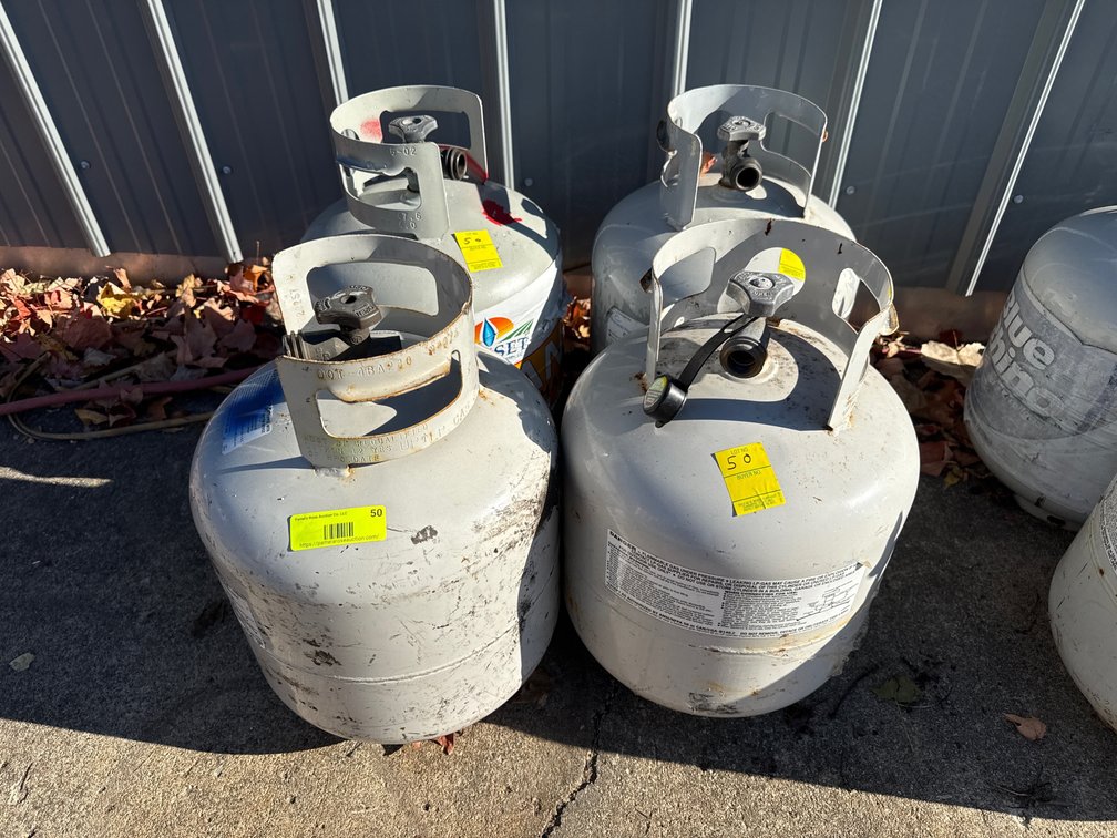 O- (4) Propane Tanks