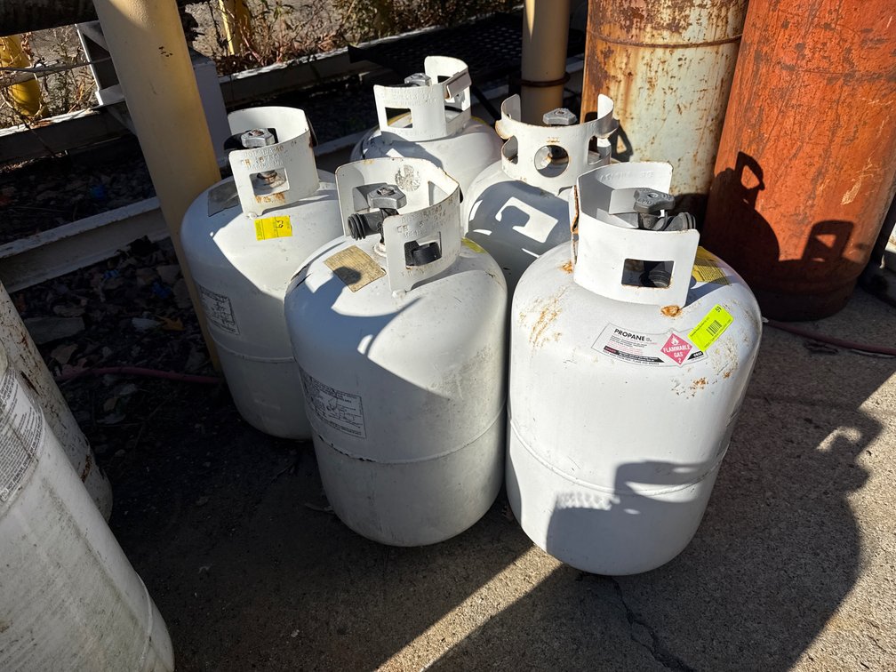 O- (5) Propane Tanks