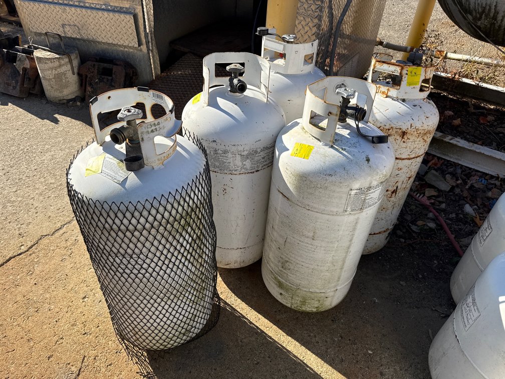 O- (5) Propane Tanks