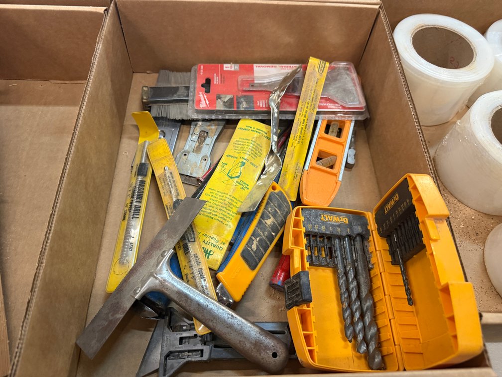 Drill bits, razor blades