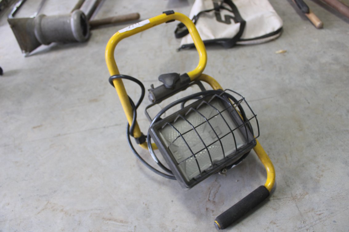 Yellow shop light 